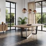 Minimalist Walnut Dining Table | OROA Modern Gilroy