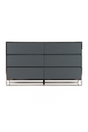Gray Elm 6-Drawer Dresser | OROA Modern Jolene | Oroa.com