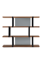 Wooden 4-Shelf Bookcase | OROA Modern Brewer | Oroa.com