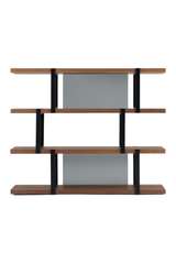 Wooden 4-Shelf Bookcase | OROA Modern Brewer | Oroa.com