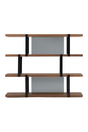 Wooden 4-Shelf Bookcase | OROA Modern Brewer | Oroa.com