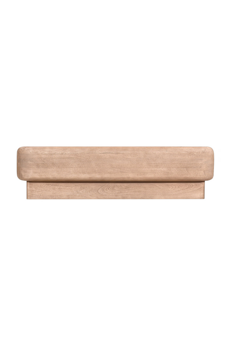 Natural Mango Wood Coffee Table | OROA Modern Bruno | Oroa.com