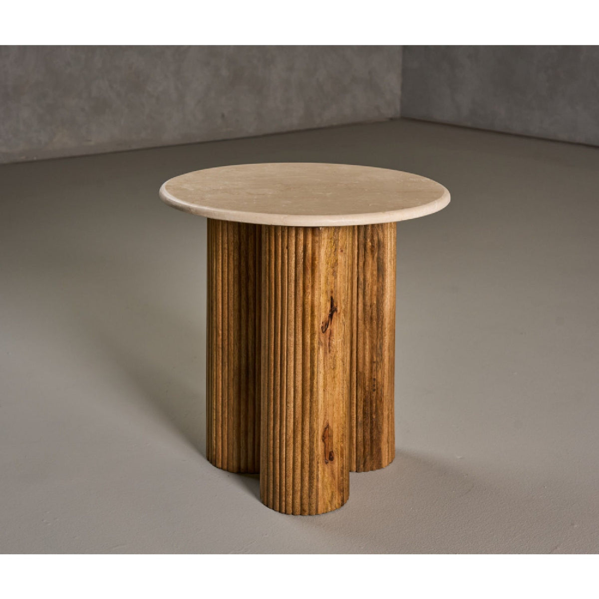 Marble Round End Table | OROA Modern Hayden