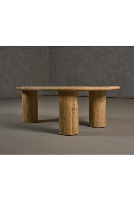 Freeform Travertine Coffee Table | OROA Modern Gracemont | Oroa.com