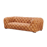 Tufted Italian Leather Sofa | OROA Modern Dexter