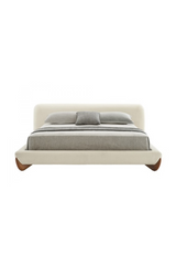 Cream Fabric Bed | OROA Modern Fleury | Oroa.com