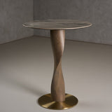 Marbled Ceramic Top Bar Table | OROA Modern Calvary