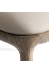 Gray Vegan Leather Dining Chairs (2) | OROA Modern Stanley | Oroa.com