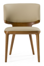 Vegan Leather Contemporary Dining Chairs (2) | OROA Modern | Oroa.com
