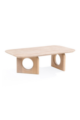 Beige Marble Coffee Table | OROA Modern Osaka | Oroa.com