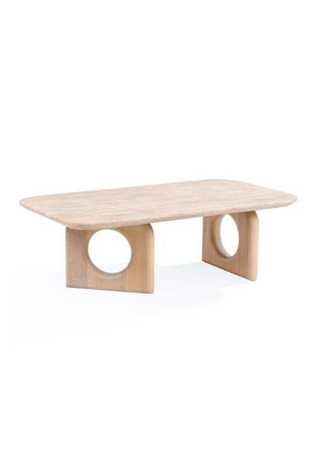 Beige Marble Coffee Table | OROA Modern Osaka | Oroa.com