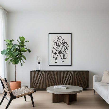 Gray Ash Veneer Sideboard | OROA Modern Byer