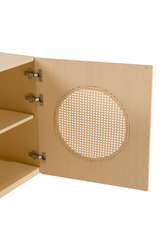 Natural Ash Rattan Sideboard | OROA Modern Osaka | Oroa.com