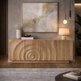 Wooden 4-Door Sideboard | OROA Modern Aleutian