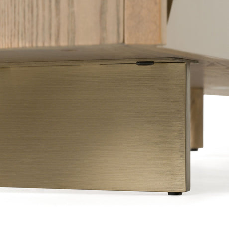 Wooden Wavy-Fluted Sideboard | OROA Modern Pangea