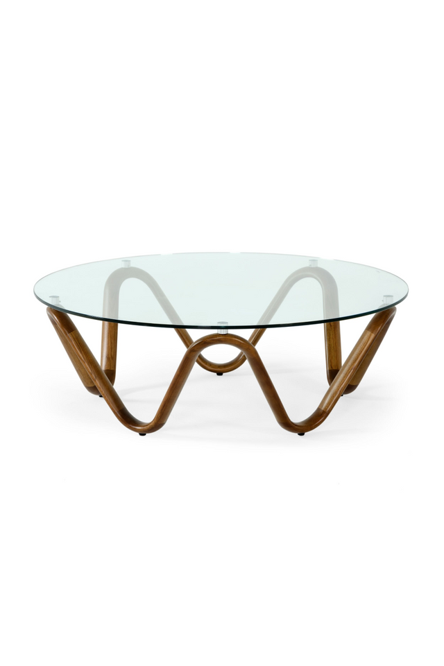 Glass Round Coffee Table | OROA Modern Lassen | Oroa.com