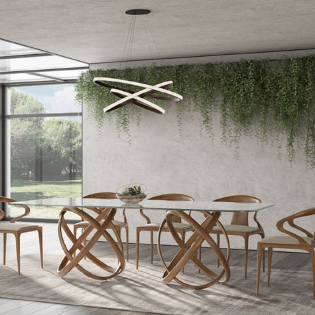 Spherical Base Dining Table | OROA Modern Mason