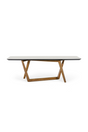 White Marble Top Dining Table | OROA Modern James | Oroa.com