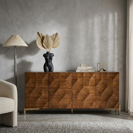 Ash Wood 4-Door Sideboard | OROA Modern Killeen | Oroa.com