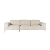 Gray Italian Leather Sofa | OROA Modern Soho