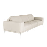 Gray Italian Leather Sofa | OROA Modern Soho