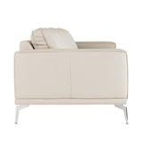 Gray Italian Leather Sofa | OROA Modern Soho
