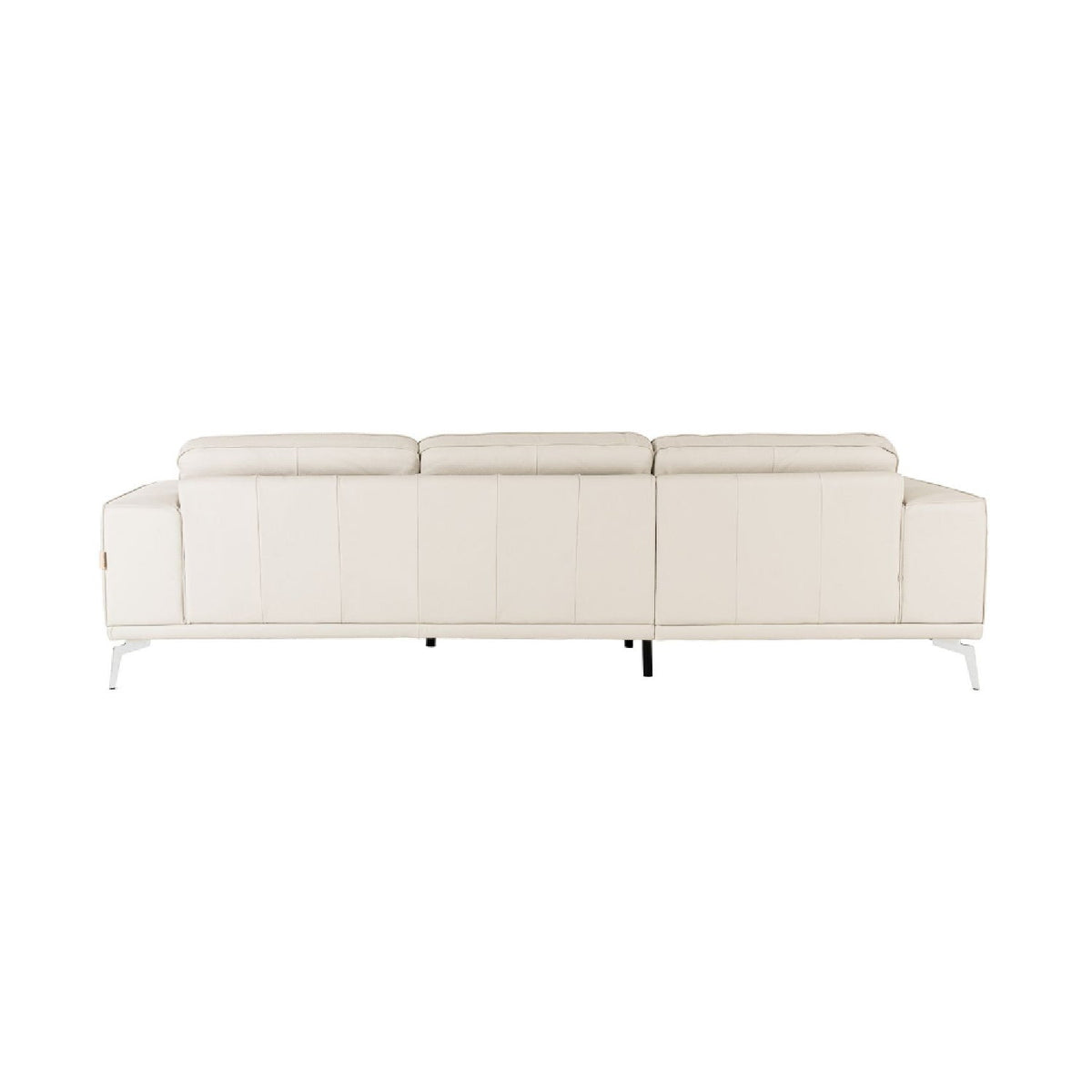 Gray Italian Leather Sofa | OROA Modern Soho