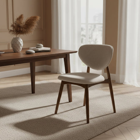 Walnut Framed Dining Chair | OROA Modern Savannah