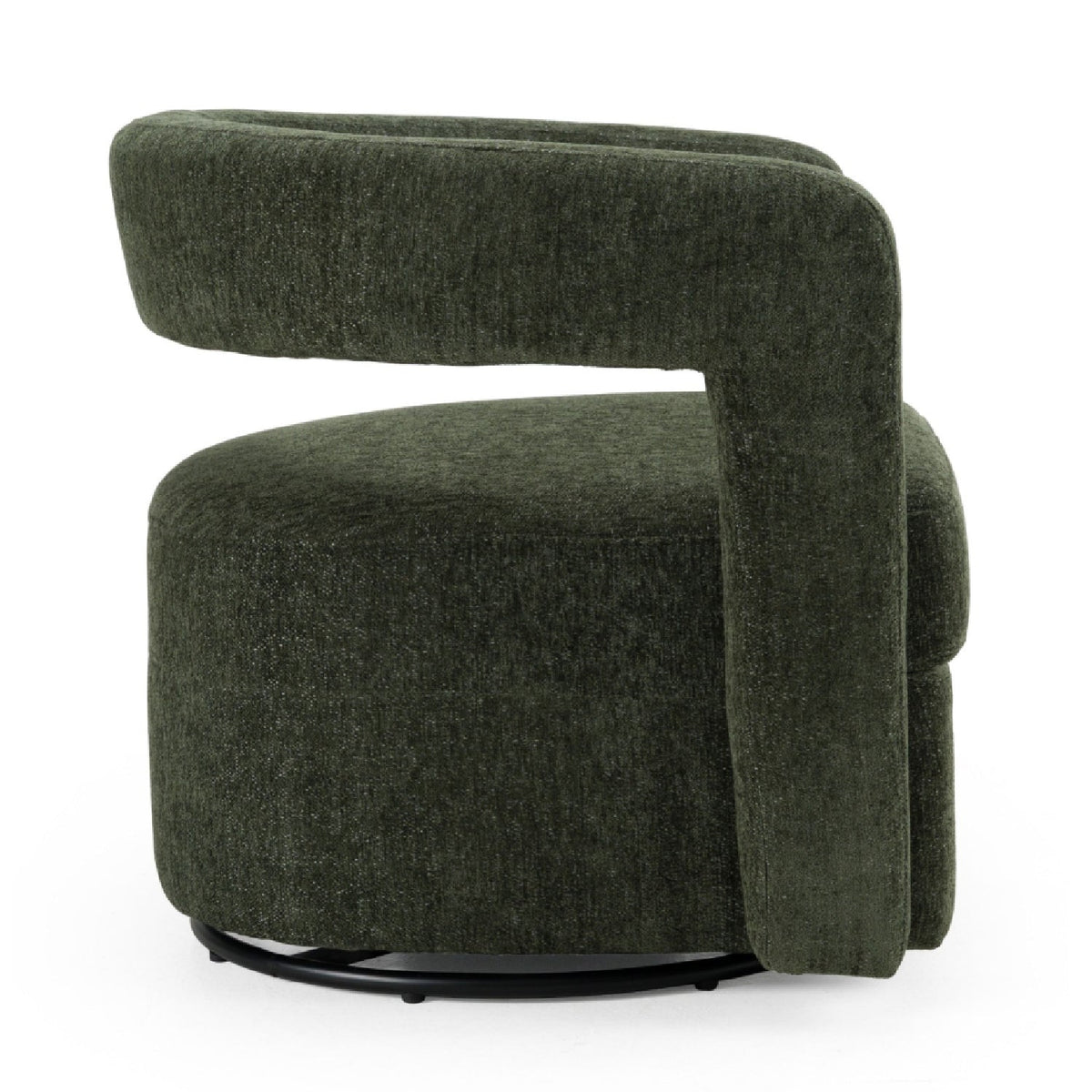 Green Swivel Accent Chair | OROA Modern Ryan
