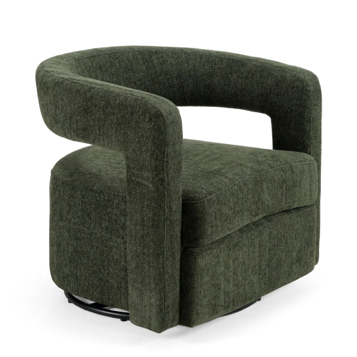 Green Swivel Accent Chair | OROA Modern Ryan