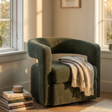 Green Swivel Accent Chair | OROA Modern Ryan