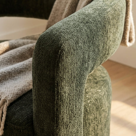 Green Swivel Accent Chair | OROA Modern Ryan