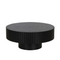 Ribbed Wooden Round Coffee Table | OROA Modern Pierre | Oroa.com