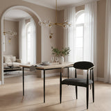 Gold-Armed Dining Chair | OROA Modern Buchtel