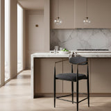 Gold-Armed Counter Chair | OROA Modern Buchtel