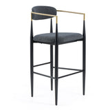Gold Armed Bar Chair | OROA Modern Buchtel | Oroa.com