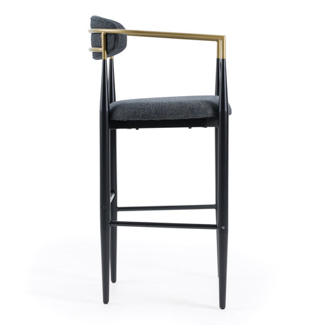 Gold Armed Bar Chair | OROA Modern Buchtel | Oroa.com