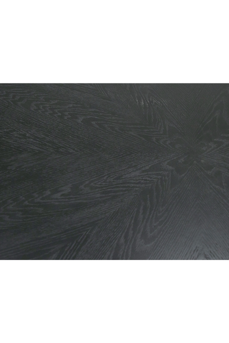 Black Oak Round Dining Table | OROA Modern Lander | Oroa.com