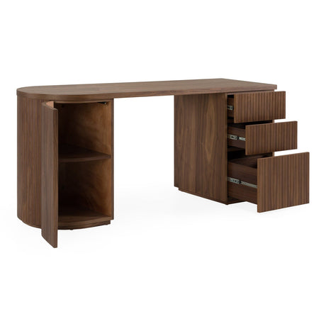 Wooden 3-Drawer Desk | Oroa Modern Albrite | Oroa.com