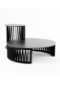 Round Black Ceramic Coffee Tables (2) | OROA Modern Larimer | Oroa.com