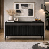 Black Oak Louvered Sideboard | OROA Modern Casper
