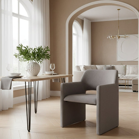 Fabric Upholstered Dining Chair | OROA Modern Lasara