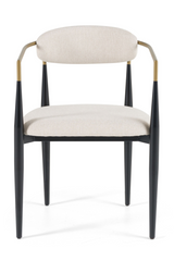 Gold-Armed Dining Chair | OROA Modern Buchtel | Oroa.com