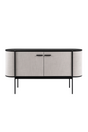 Beige Fabric 2-Door Sideboard | OROA Modern Hobart | Oroa.com