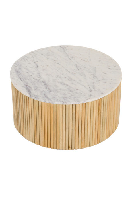 Mango Wood Base Coffee Table | OROA Modern Cambridge | Oroa.com