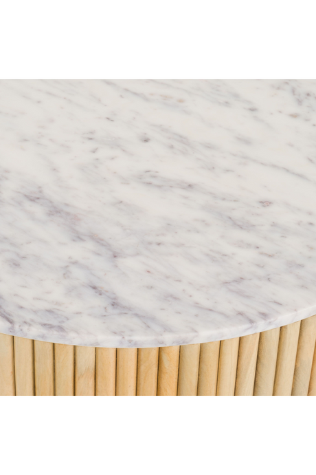 Mango Wood Base Coffee Table | OROA Modern Cambridge | Oroa.com