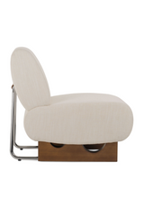 Off-White Accent Chair | OROA Modern Barbara | Oroa.com