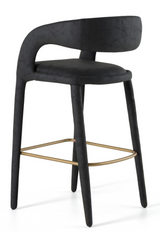 Vegan Leather Upholstered Bar Chair | OROA Modern Faerron | Oroa.com