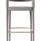 Vegan Leather Upholstered Bar Chair | OROA Modern Faerron | Oroa.com