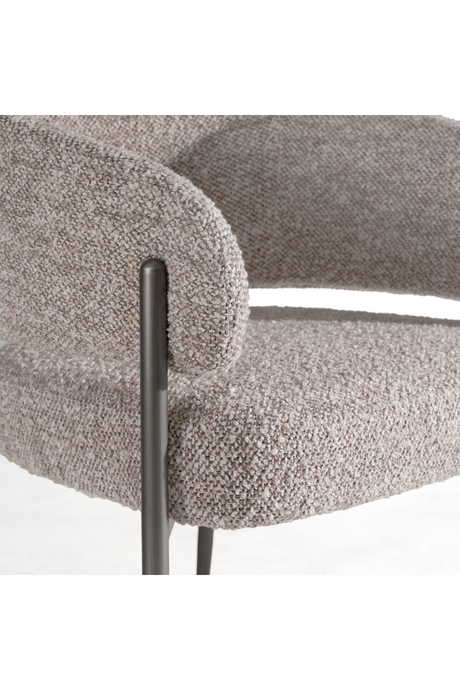 Gray Curved Dining Chair | OROA Modern Thomas | Oroa.com